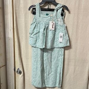 Jessica Simpson Mint Patterned Kids set